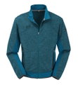 Maul Fleece Jacket Falzeben 2XT-Hybrid (Structured Fleece, Breathable) Petrol Blue Men